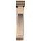 Ekena Millwork Westlake Traditional Smooth Bracket w/ Offset Brace, Douglas Fir, 5 1/2"W x 20"D x 28"H BKT0604X20X28WTL01SDF - alternate 3